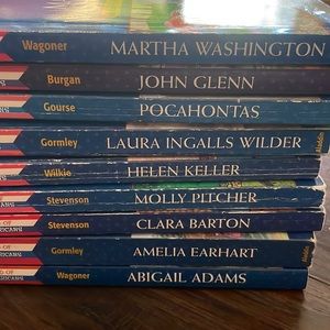 Childhood of Famous Americans set of 9 books - preowned